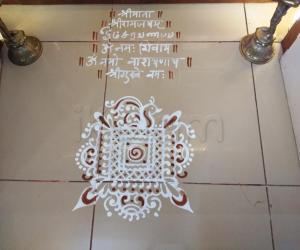 Pooja Room Kolams