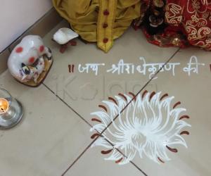 Pooja Room Kolams