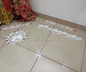 Pooja Room Kolams