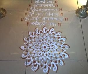 Pooja Room Kolams