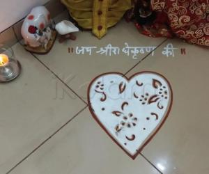 Pooja Room Kolams