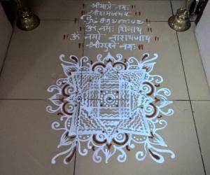 Pooja Room Kolams