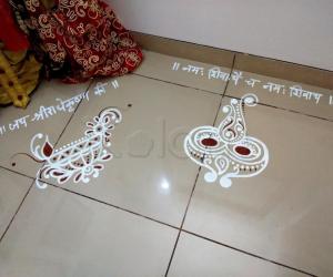 Pooja Room Kolams