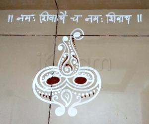 Pooja Room Kolams