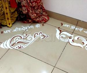 Pooja Room Kolams