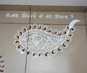 Pooja Room Kolams