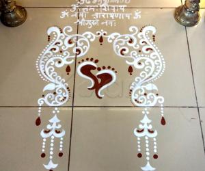 Pooja Room Kolams