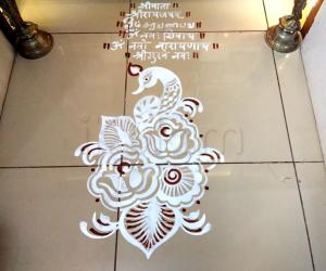 Pooja Room Kolams