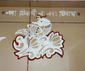 Pooja Room Kolams