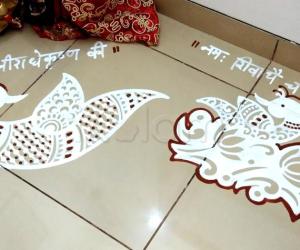 Pooja Room Kolams