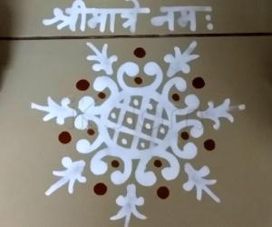 Pooja Room Kolam