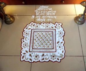 Pooja Room Kolams