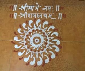 Pooja Room Kolams