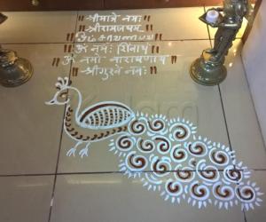 Pooja Room Kolams