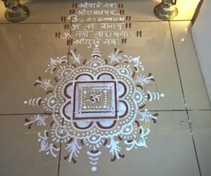 Pooja Room Kolams