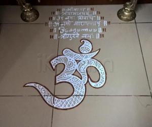 Pooja Room Kolams