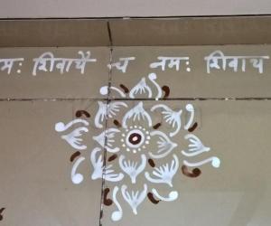 Pooja Room Kolams