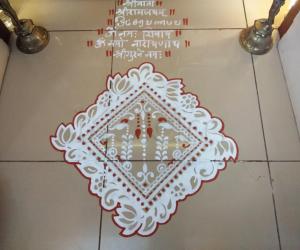 Pooja Room Kolams