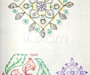 Kolam Notebook Kolams- 100