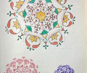 Kolam Notebook Kolams- 107