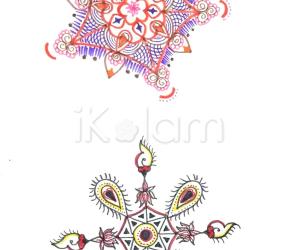 Kolam Notebook Kolams- 121