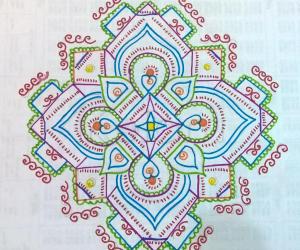 Kolam Notebook Kolams- 134