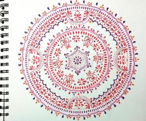 Kolam Notebook Kolams- 136