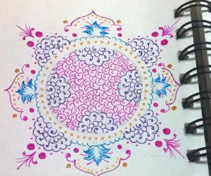 Kolam Notebook Kolams- 154