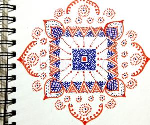 Kolam Notebook Kolams