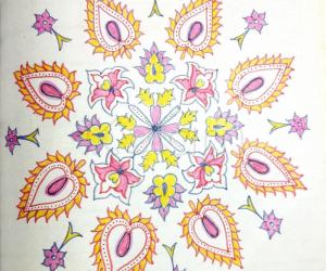 Kolam Notebook Kolams- 83