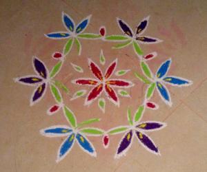 Rangoli: Thai velli  Rangoli