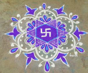 Navarathri day 9: color code: Purple