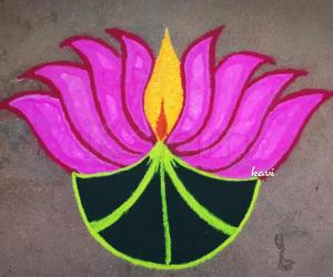 Lotus Diya