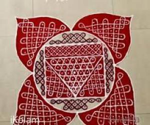 Muladhara chakra kolam