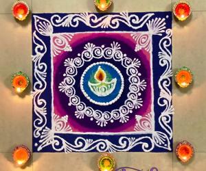 Diwali rangoli 