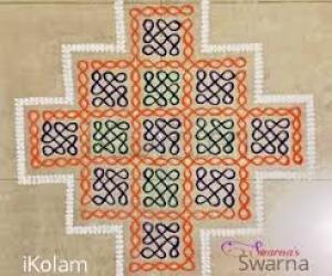 Colour sikku kolam