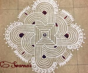 Traditional kolam 