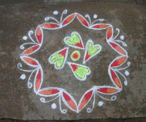 freehand rangoli