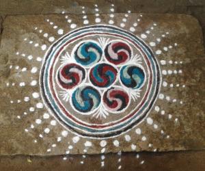 colourful rangoli