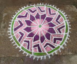 freehand rangoli