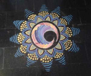 freehand rangoli