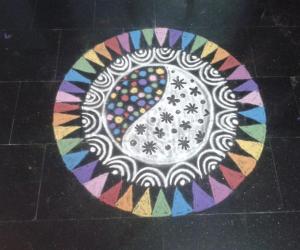 Holi kolam