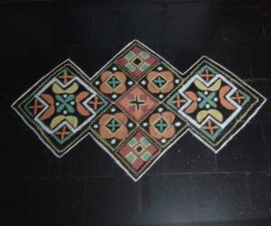 square rangoli