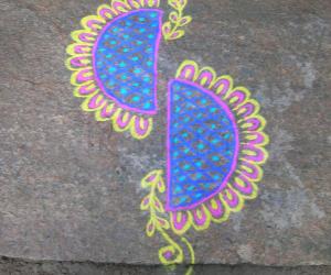 freehand rangoli