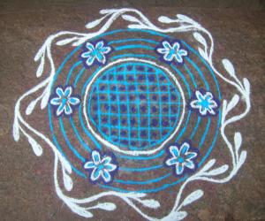 freehand rangoli