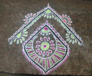 freehand rangoli