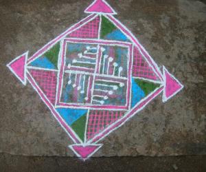 freehand rangoli