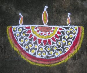 karthigai rangoli