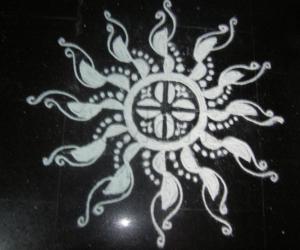 margali 9thday rangoli