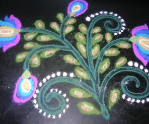 margali 4thday rangoli